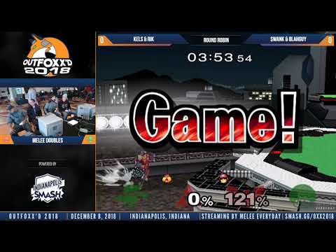 Outfoxx'd 2018 - Doubles Round Robin - (Sheik/Captain Falcon) Kels+Rik vs $wank+Blahguy (Fox/Luigi)