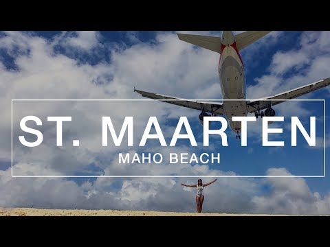 St. Maarten - Maho Beach | Plane Takeoff & Landing Adventure |