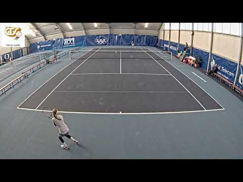 Marie Slaměníková vs. Amy Suchá - 4.2.19 - semifinále dvouhry - HMČR TK Sparta Praha - mladší žákyně