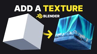 Add A Texture to An Object - Blender Tutorial