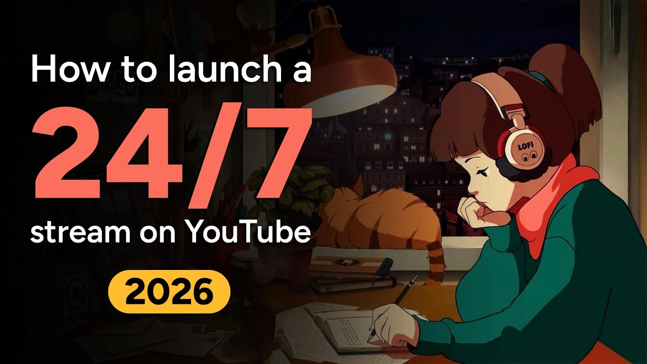 How to Create a 24/7 Livestream on YouTube in 2026