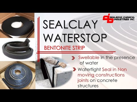 SEALCLAY WATERSTOP Bentonite Strip