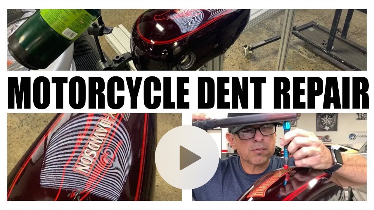 Paintless Dent Repair Process Technique On 🏍 Harley Davidson Gas Tank