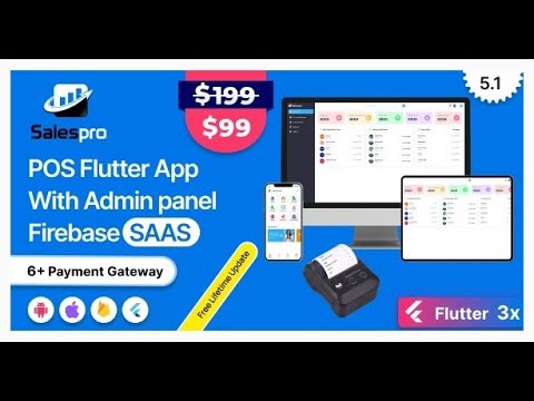 SalesPro Saas   Flutter POS Inventory Full App and Admin panel With Firebase