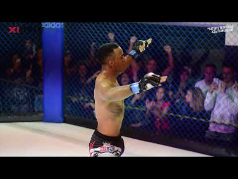 Romario Caçado finaliza na luta principal do X1 Kombat 2