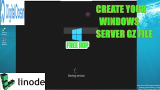 How to create windows server gz iso file windows rdp vps DigitalOcean