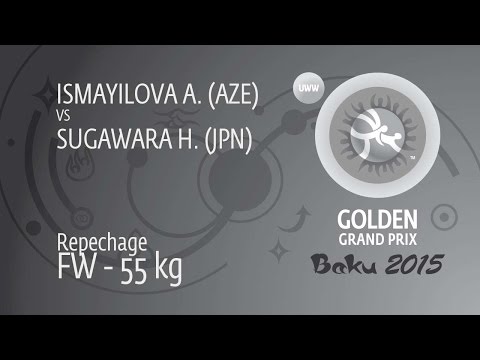 Repechage FW - 55 kg: H. SUGAWARA (JPN) df. A. ISMAYILOVA (AZE) by TF, 10-0