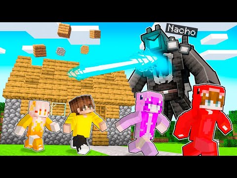 Me Convertí en CAMERA MAN para Trollear a Mis Amigos en Minecraft