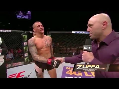UFC 195: Dustin Poirier Octagon Interview