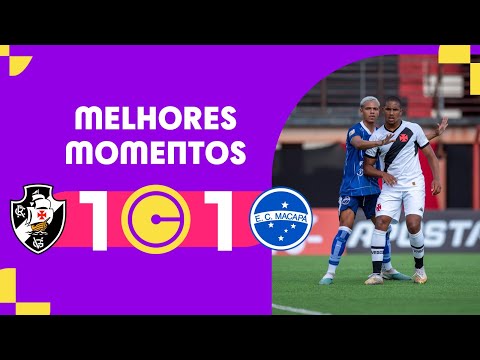 Gols e lances de Vasco da Gama x Macapá