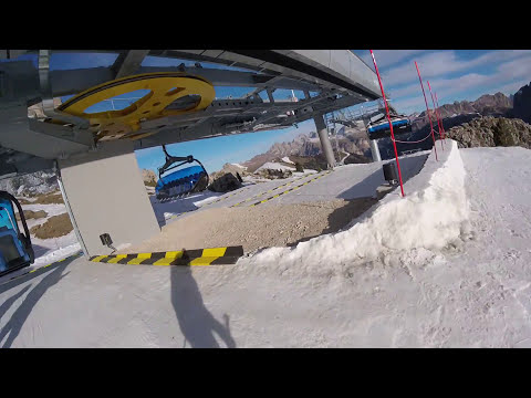 Risalita integrale seggiovia Leitner "Gran Paradiso" Val Gardena (BZ)