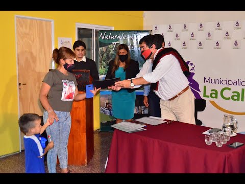 Se entregaron  casi 3 millones de pesos en créditos a microemprendedores de La Caldera