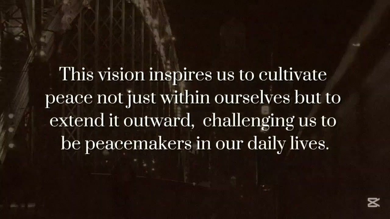 Let the peace of Christ rule your heart