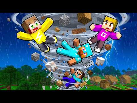 Tornado In Minecraft (Survival)