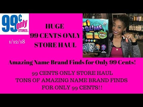 Huge 99 Cents Only Store Haul 1/12/19~Name Brand Items for Only 99 Cents~Amazing Finds & Deals ❤️ Video