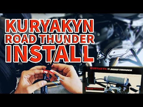 Kuryakyn Road Thunder install with wire tap instructions