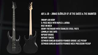 Video thumbnail for AB1.4 JB - Jonas Björler Of At The Gates & The Haunted Signature Model by Solar Guitars