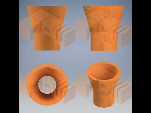 Refractory bottom pouring set - funnel, size: 75 mm dia