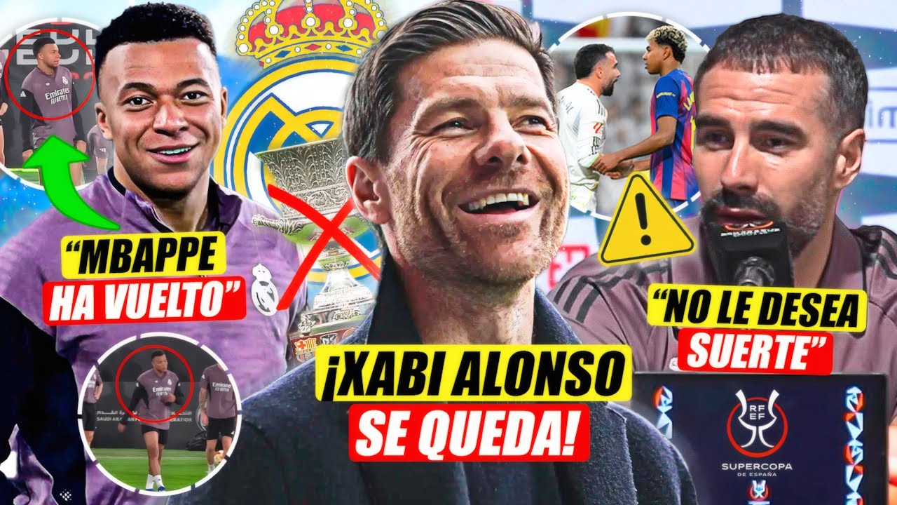 ¡MBAPPÉ HA VUELTO Y ESTARÁ EN EL CLÁSICO | CARVAJAL NO LE DESEA SUERTE A YAMAL | XABI SE QUEDA