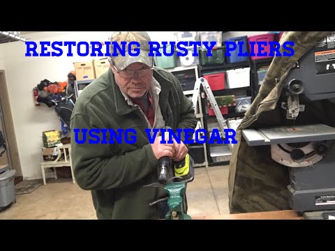 Restoring Rusty Pliers Using Vinegar