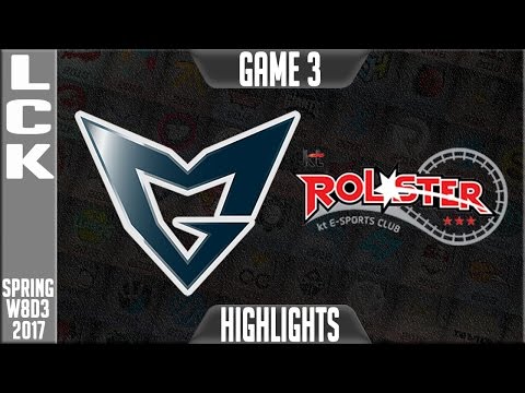 Samsung Galaxy vs KT Rolster Highlights Game 3 - LCK Week 8 Day 3 Spring 2017 SSG vs KT G3
