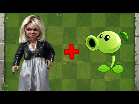 Tiffany Valentine + Peashooter Fusion - Plants vs Zombies Animation