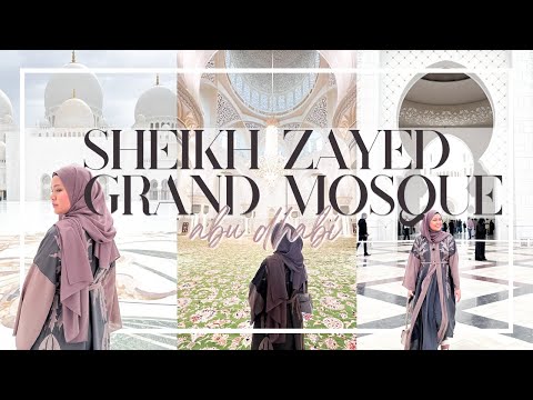 SHEIKH ZAYED GRAND MOSQUE ♥ Abu Dhabi | Travel Cost and Guide from Dubai