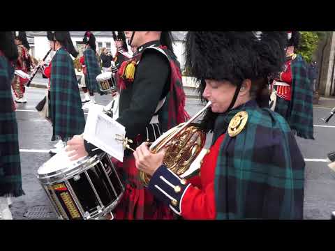 The Royal Regiment of Scotland Band - 2 Scots Homecoming Parade - Penicuik 2018 [4K/UHD]
