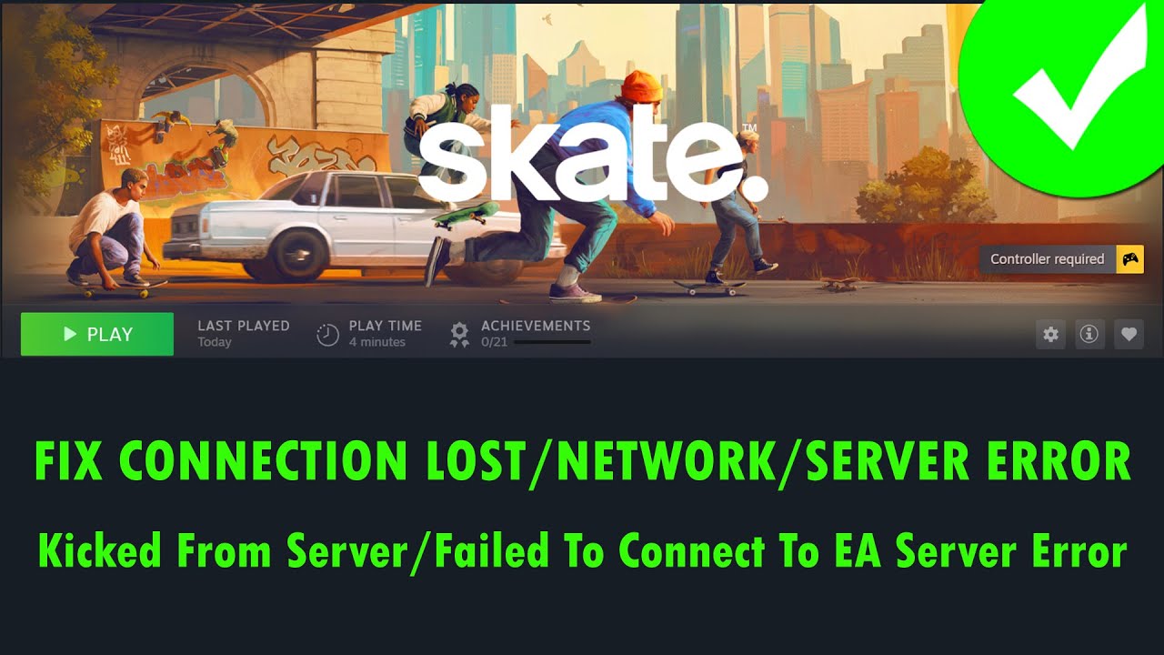 Skate エラーコード 528614044 の修正方法 - Japanese