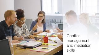 Conflict management and mediation skills