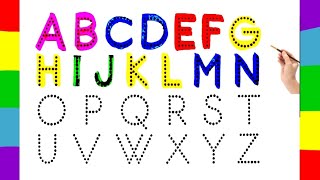 Tracing Abc with colour| Abc song,abcd,abc Trace|