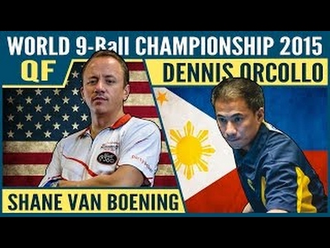 Shane Van Boening vs Dennis Orcollo | QF 2015 World 9 ball Pool Championship