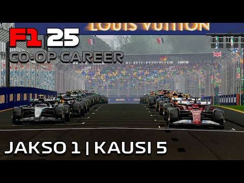 ISOJA MUUTOKSIA SARJAAN! UUDET TUULET PUHALTAA! | F1 25 URA | KAUSI 5 | #1