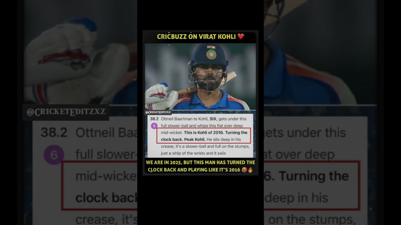 Cricbuzz On Virat Kohli ❤️‍🔥