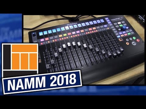 L&M @ NAMM 2018: PreSonus Faderport 16 Production Controller