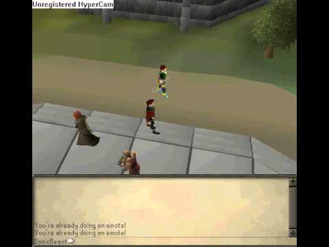 Runescape- Emote Tricks with Zombie Hand