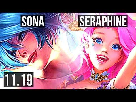 SONA & Draven vs SERAPHINE & Caitlyn (SUPPORT) | 3/1/17, 900K mastery | NA Diamond | v11.19