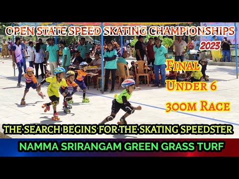 State Level Speed Skating Championships 2023 | Under 6 300m Final #lhcc #skating #lhcctrichy
