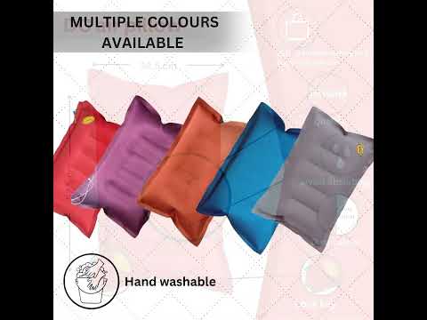 Polyester plain duckback air pillow, for home, shape: rectan...