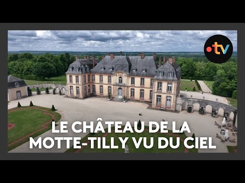History Drone: La Motte-Tilly Castle from the Sky