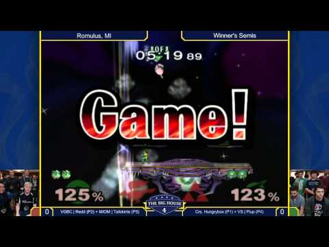 TBH4 - Crs. Hungrybox & VS | Plup Vs. VGBC | Redd & MIOM | Tafokints - SSBM Doubles - Melee