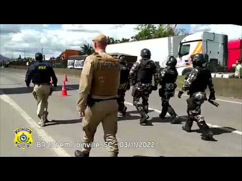 Manifestação em Joinville, SC