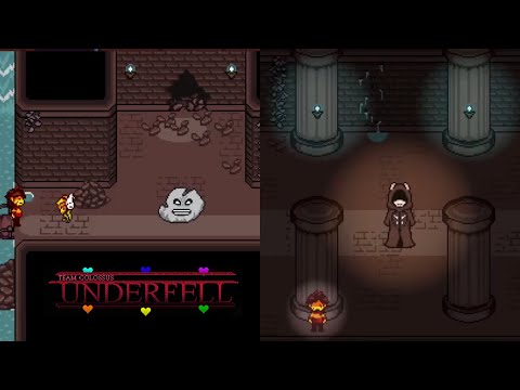 Fighting Bustin' Boulder and Meeting Toriel! Undertale Fangame TC!UNDERFELL Demo End