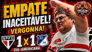 😡 MINHA REAÇÃO AO EMPATE DO SÃO PAULO CONTRA O MILLONáRIOS 😡🔥