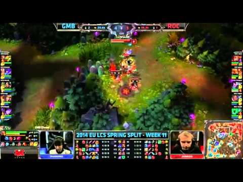Gambit Gaming vs ROCCAT | GMB vs ROC | 2014 EU LCS Spring Split W11D2 G2 [HQ]