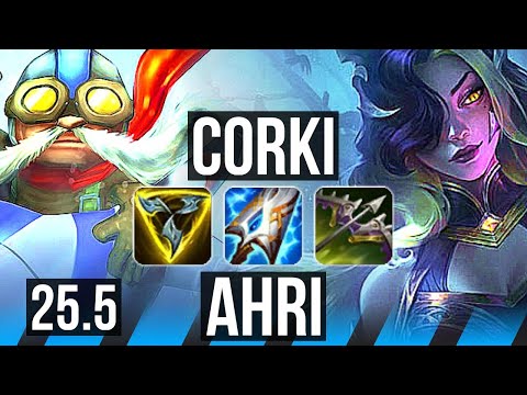 CORKI vs AHRI (MID) | KR Master | 25.5