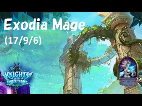 [Hearthstone] Exodia Mage No Commentary (2017/9/6)