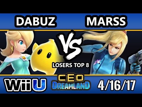 CEO Dreamland 2017 Smash 4 - RNG | Dabuz (Rosalina) Vs. DNL | Marss (ZSS) SSB4 Losers Top 8
