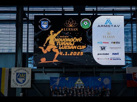 1.ročník Novoročného turnaja Luesan Cup 4.1.2025 v Mestskej športovej hale v Trebišove