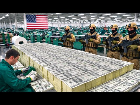 CÓMO se FABRICAN los BILLETES de 100 DÓLARES 💵 | DENTRO de la MEGAFÁBRICA SECRETA